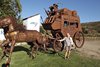 Stagecoach on Road From Temecula