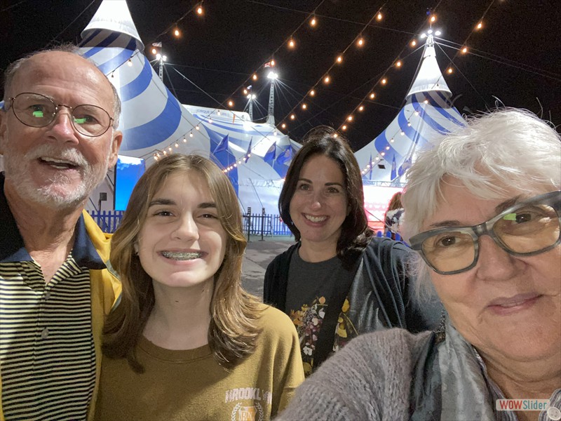 Cirque du Soleil in Atlanta with Addy, Lindsey and Deb